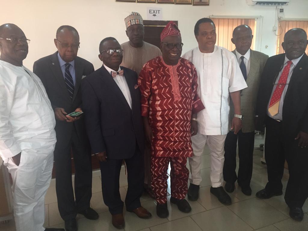 Cross section of the members of the board of trustees of Nigerian Academy of Medicine